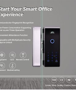 Khóa cửa điện tử thông minh dành cho cửa kính TG01 Khóa cửa điện tử thông minh dành cho cửa kính TG01