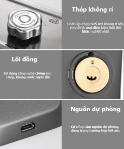 Khóa vân tay dành cho cổng (kháng nước IP66) TGT01