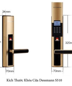 Khóa Cửa Gỗ Dessmann S510 II