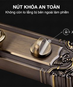 Khóa cửa vân tay cao cấp Kaadas 6001 – Tân cổ điển