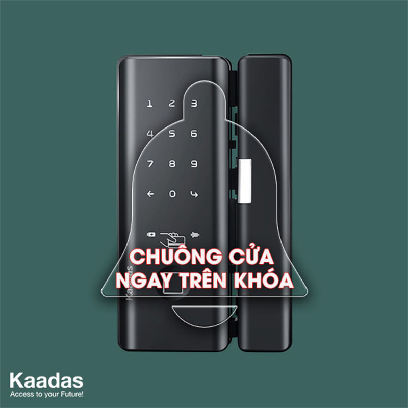 m500-chuong-tren-khoa khóa cửa Khóa vân tay cửa kính Kaadas M500