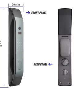 khóa cửa Khóa điện tử Mozlex MS2