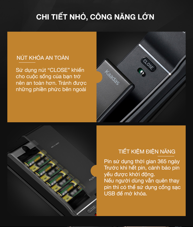 K9-Công-năng-lớn khoá thông minh Khoá Kaadas K9