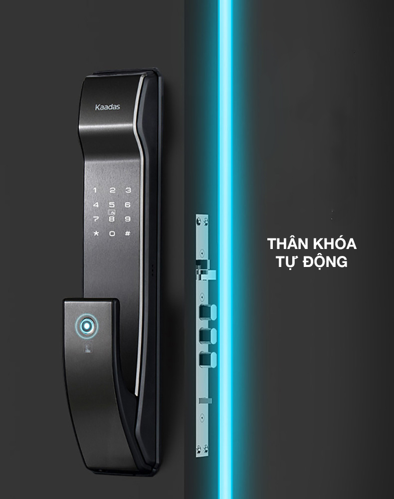 K9-Thân-khóa-tự-động khoá thông minh Khoá Kaadas K9