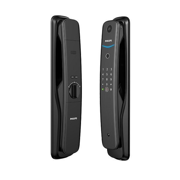 702-1b Khóa cửa vân tay có camera Philips DDL702-1HWS Khóa cửa vân tay có camera Philips DDL702-1HWS