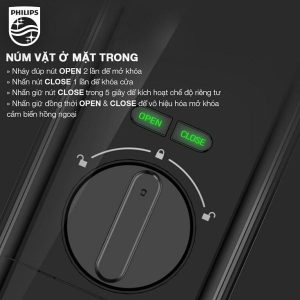 Khóa cửa vân tay kết nối Gateway Philips 9300 Khóa cửa vân tay kết nối Gateway Philips 9300