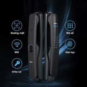 Khóa điện tử nhận diện khuôn mặt Philips DDL702 Khóa điện tử nhận diện khuôn mặt Philips DDL702
