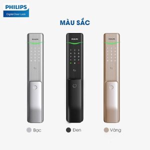 Khóa cửa vân tay cao cấp Alpha Philips - Alpha 5 Khóa cửa thông minh Philips 7300 Khóa cửa vân tay cao cấp Alpha Philips - Alpha 5