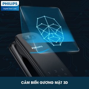 Khóa điện tử nhận diện khuôn mặt Philips DDL702 Khóa điện tử nhận diện khuôn mặt Philips DDL702