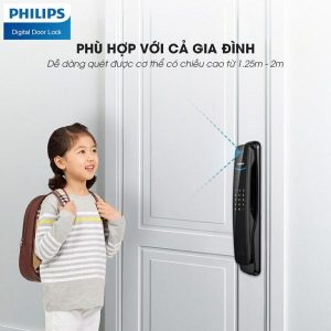 Khóa điện tử nhận diện khuôn mặt Philips DDL702 Khóa điện tử nhận diện khuôn mặt Philips DDL702