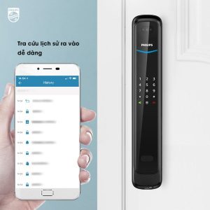 Khóa điện tử nhận diện khuôn mặt Philips DDL702 Khóa điện tử nhận diện khuôn mặt Philips DDL702