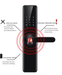 Khoá cửa thông minh cao cấp MOZLEX G63 Khoá thông minh MOZLEX A2PLUS