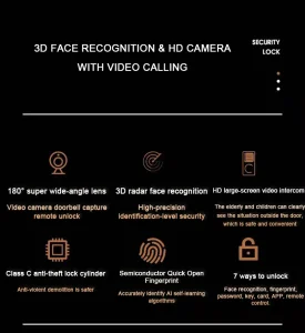 Khóa cửa vân tay cao cấp MOZLEX A9PRO Khoá cửa thông minh cao cấp MOZLEX A15PRO Khóa cửa vân tay cao cấp MOZLEX A9PRO