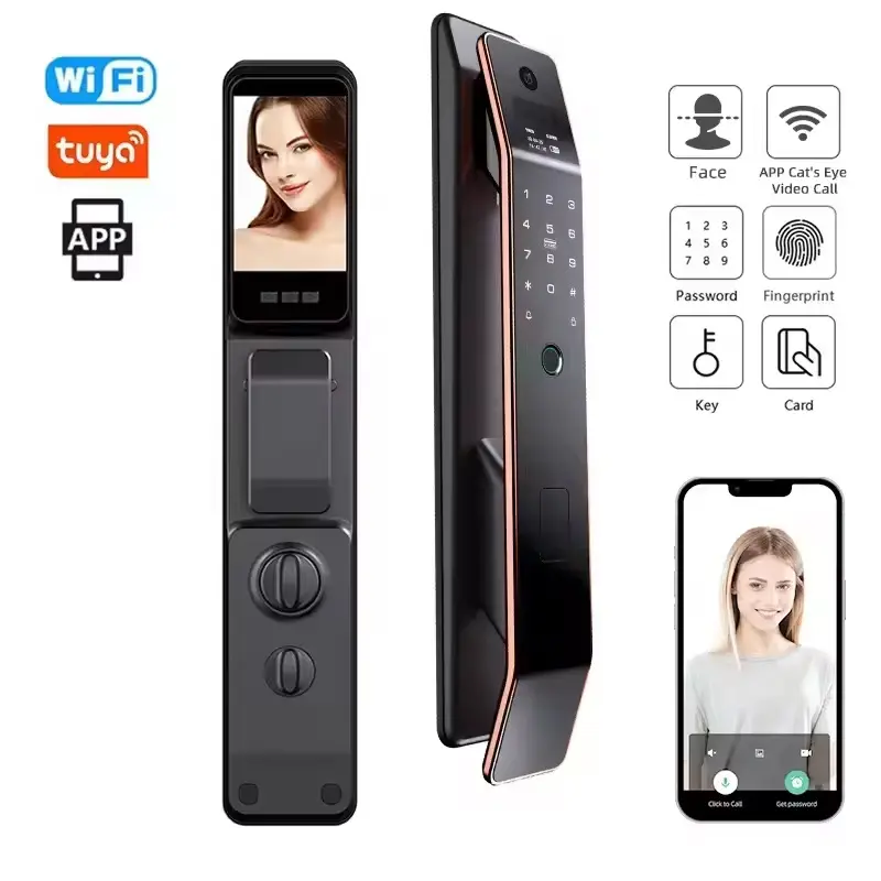 a9pro5 Khoá cửa thông minh cao cấp MOZLEX A15PRO Khóa cửa vân tay cao cấp MOZLEX A9PRO