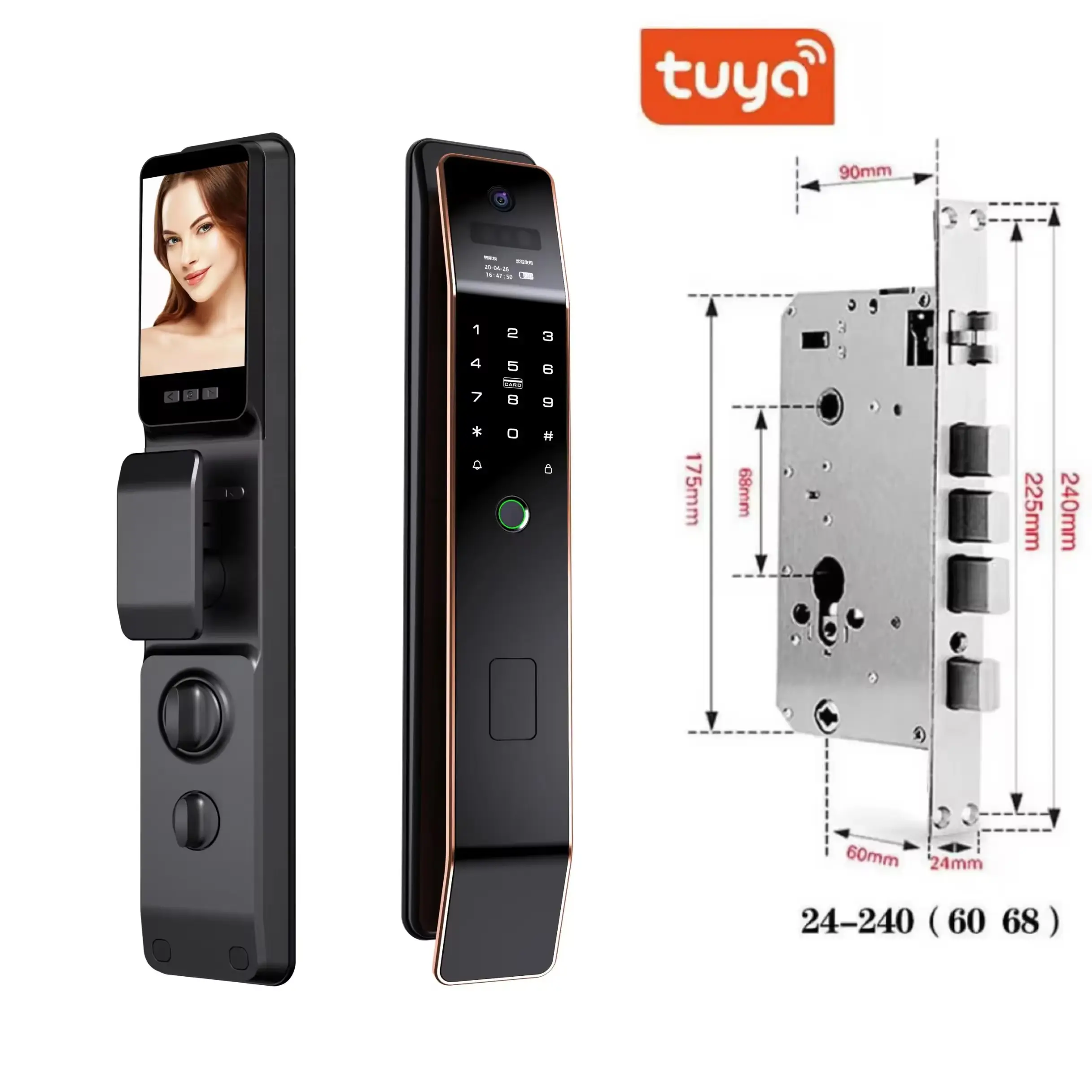 a9pro6 Khoá cửa thông minh cao cấp MOZLEX A15PRO Khóa cửa vân tay cao cấp MOZLEX A9PRO
