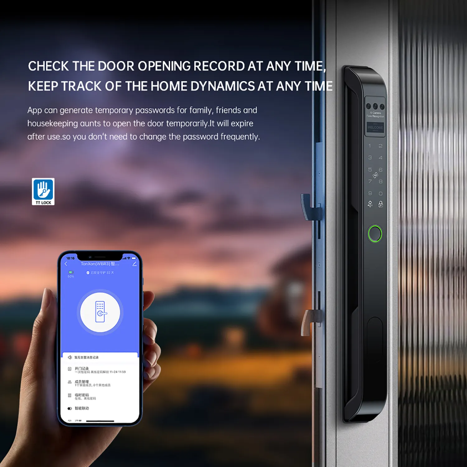 la5pro4 Khoá cửa vân tay cao cấp MOZLEX Z6PRO Khoá cửa thông minh MOZLEX LA5 PRO