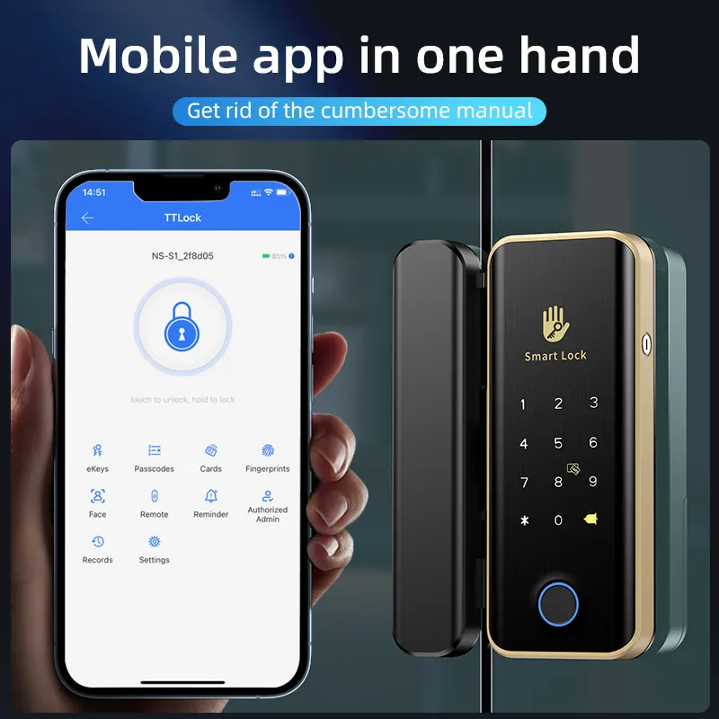 s82 Khoá thông minh MOZLEX MG8 Khoá thông minh cao cấp MOZLEX S8